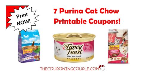 Cat Food Coupons Example