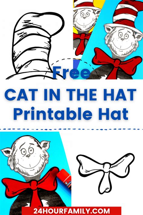 Cat in the Hat Hat Template 3