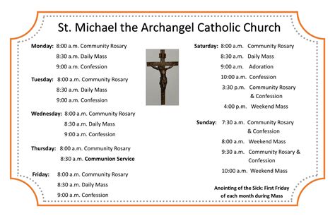 Catholic Church Schedule in Lincoln