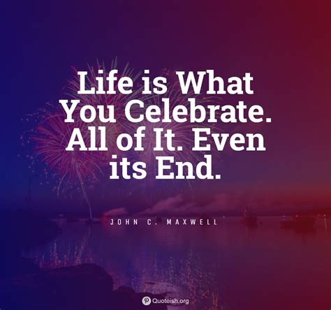 Description of celebrating life