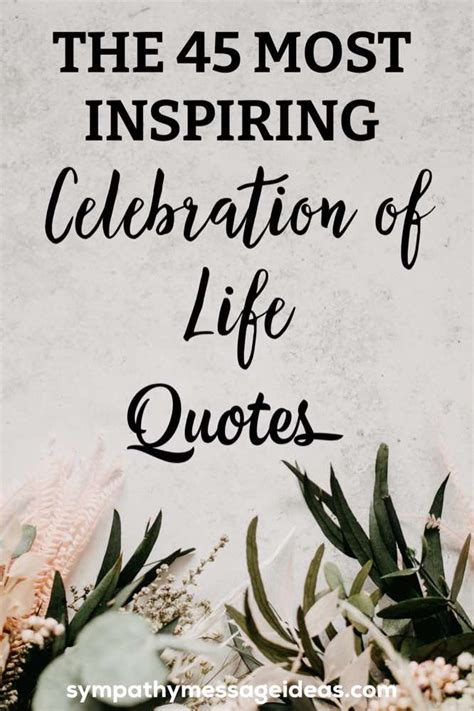 Celebration of Life Message Ideas