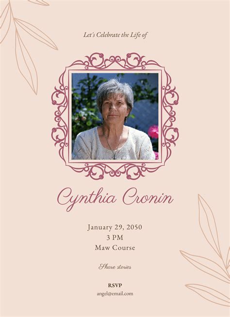 Celebration of Life Templates