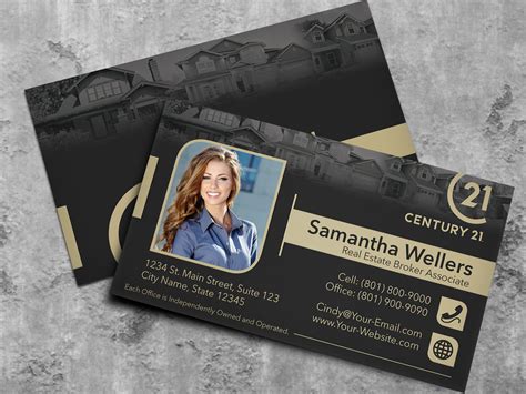 Century 21 Business Card Template Design