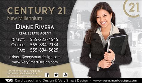 Century 21 Business Card Template Design Image 1