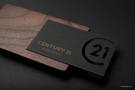 Century 21 Business Card Template Design Image 2