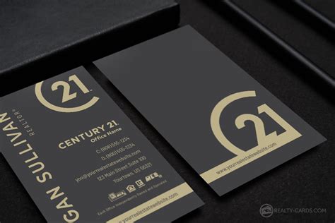 Century 21 Business Card Template Design Image 4