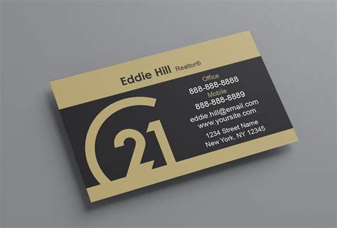 Century 21 Business Card Template Design Image 8