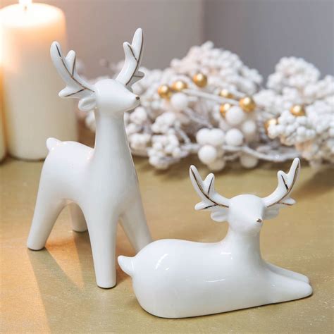 Ceramic Reindeer Ornaments