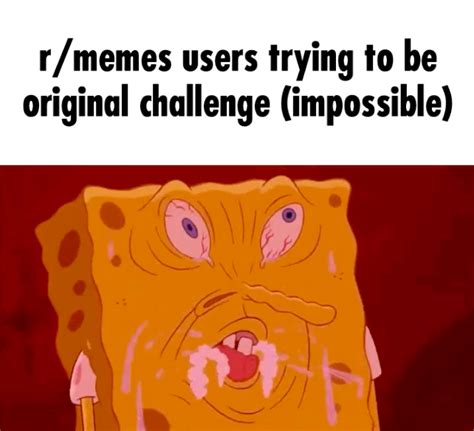 Challenge Impossible excitement meme