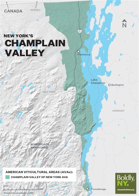 A photo of the Champlain Valley