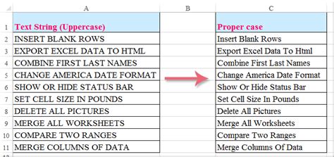 ASAP Utilities Change Case to Proper Case