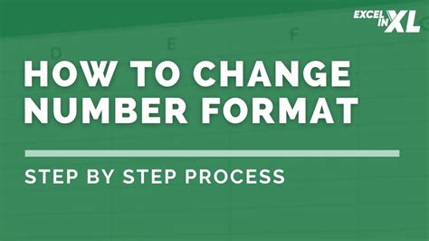 Change Number Format in Excel