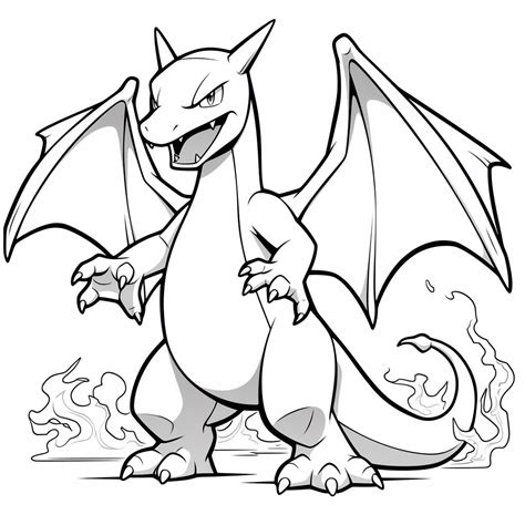 Charizard Coloring Page