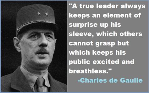 A collection of quotes from Charles De Gaulle