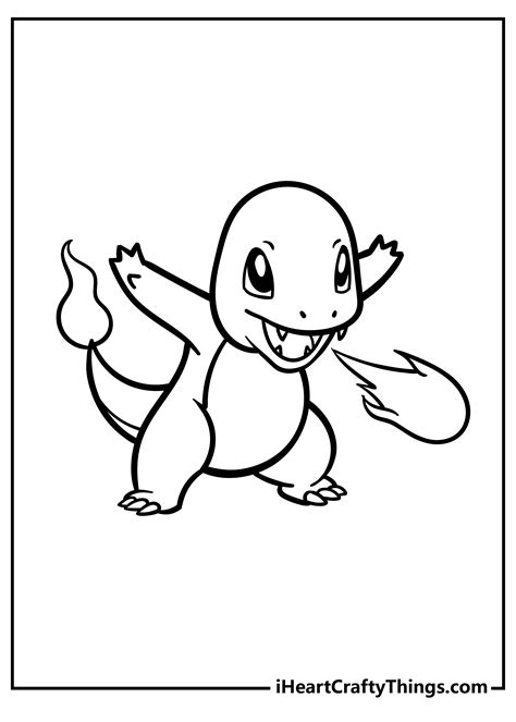 Charmander Coloring Page