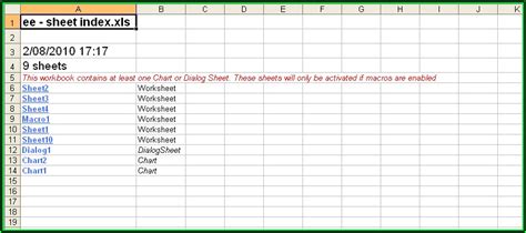 Checking Sheet Existence Method 3