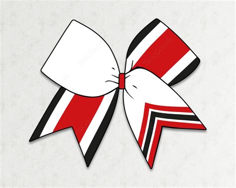 Cheer Bow Template Idea 1