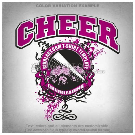 Step-by-Step Guide to Creating a Cheerleading Shirt Design Template