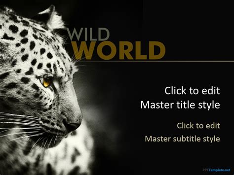 Cheetah PowerPoint Templates Free Download