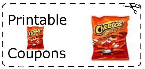 Cheetos Social Media Printable Coupons