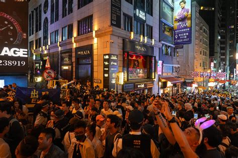 Nightlife in the Lan Kwai Fong area