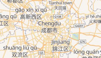 Chengdu Time Zone Map