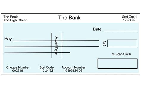 Cheque Template Image 10