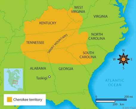 Cherokee Geography and Land Use