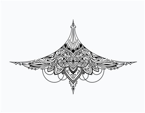 Chest Sketch Tattoo Design Gallery