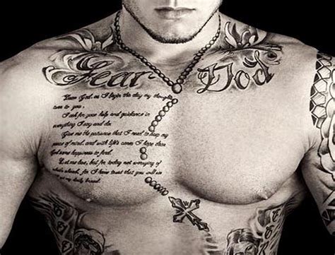 Chest Tattoo Ideas For Men With Meaning