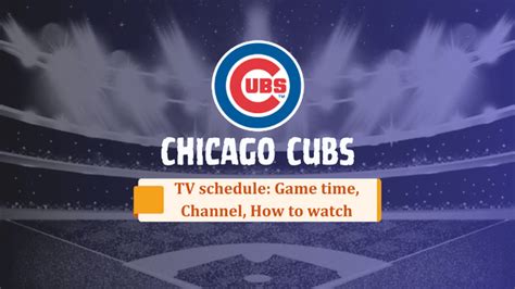 Chicago Cubs Game Schedule