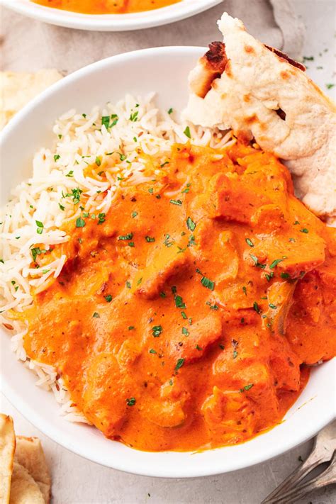 Chicken tikka masala, a creamy Indian-Pakistani dish