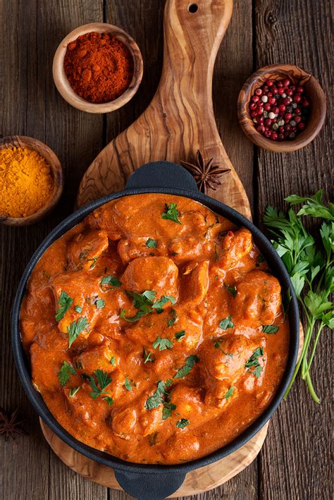 Chicken tikka masala, an Indian dish