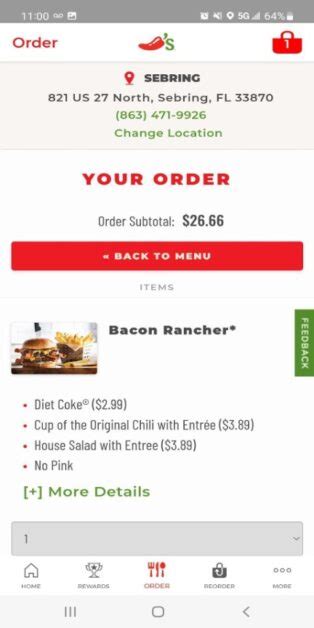 Chili's Order Online Gallery 5