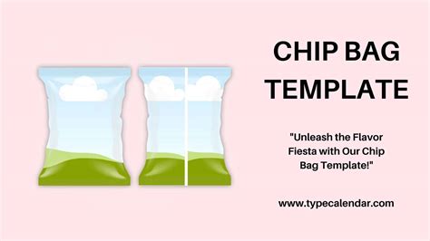 Chip Bag Template for Kids