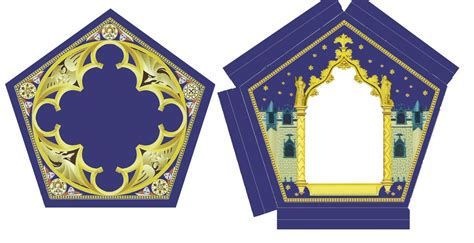 Chocolate Frog Card Template 1