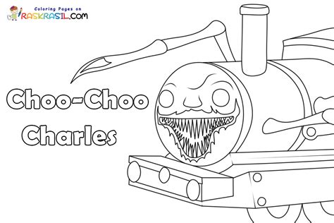 Choo Choo Charles Coloring Pages For Kids