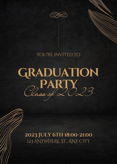 Choosing the Perfect Graduation Invitation Template