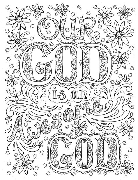 Christian Coloring Pages for Adults