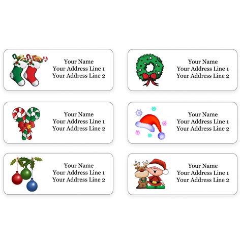 Christmas Address Label Templates