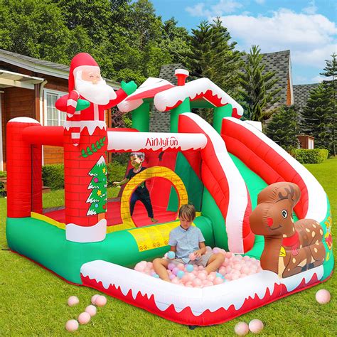 Christmas Bounce House Party Decorations Outdoor