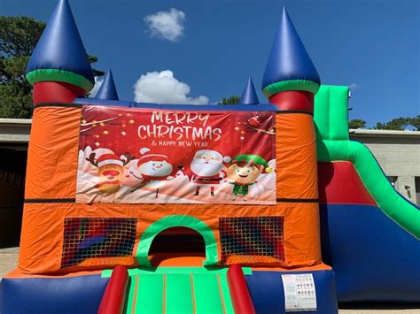 Christmas Bounce House Photo Booth