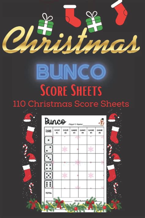 Christmas Bunco Score Sheets Gallery 3