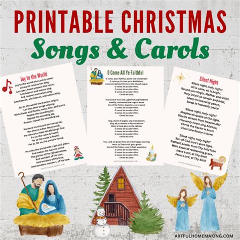 Christmas Carols Printable