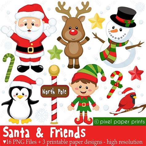 Christmas Clip Art Printables Example 1