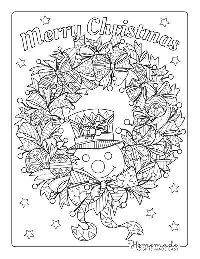 Christmas Coloring Pages For Adults