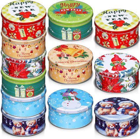 Christmas Cookie Tins in Bulk