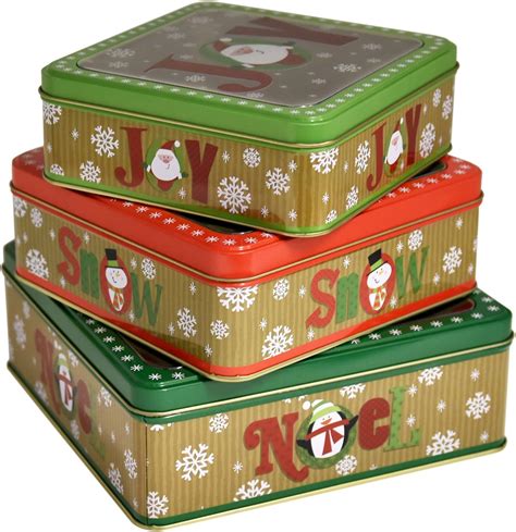 Christmas Cookie Tins for Holiday Gifts