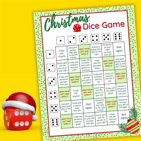 Christmas Dice Games for Fun