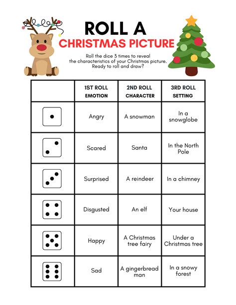 Christmas Dice Games for Kids